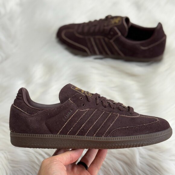 Adidas Samba OG Shadow Brown Mens Shoes JI3211 NEW Multi Sz - Picture 1 of 5